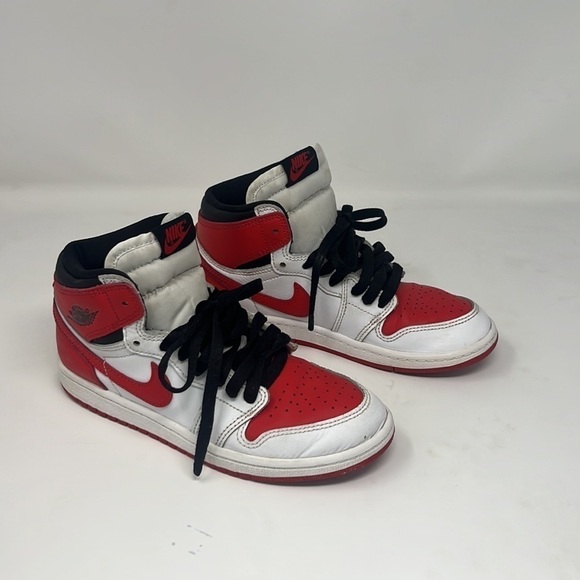 Jordan 1 Retro High OG "White/University Red/Black" 3Y - Picture 2 of 8